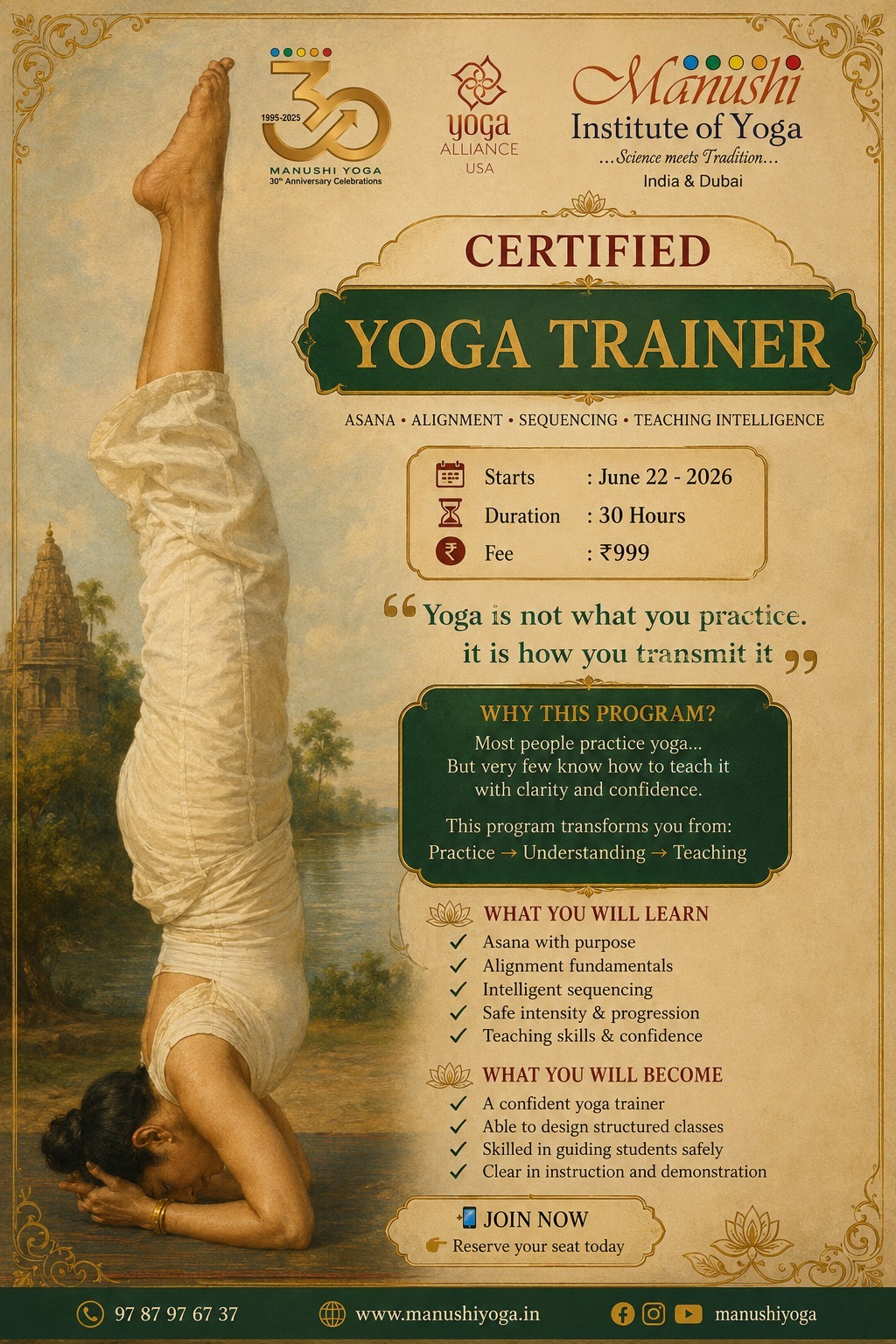 Certified Yoga Trainer